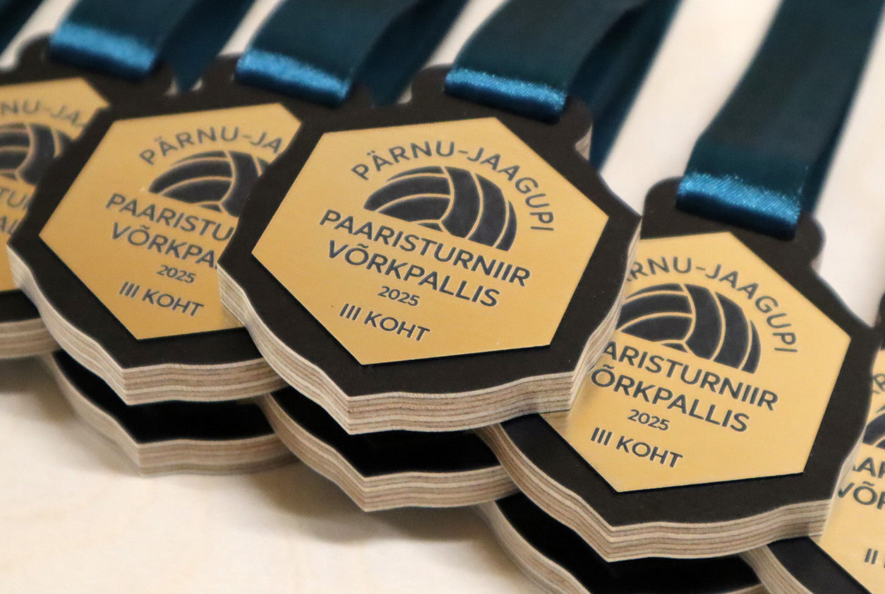 Võrkpalliturniir - Pärnu- Jaagupi - medalid