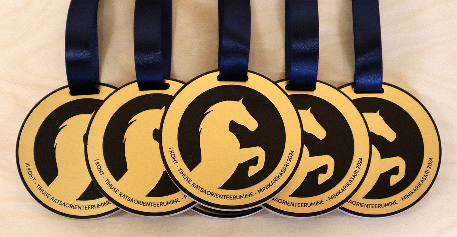 Tihuse Ratsaorienteerumine - Puidust medalid medalite valmistamine